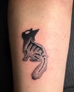 Black and grey tattoo fine line