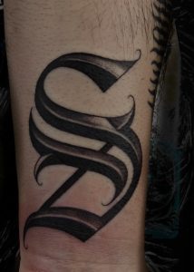 Lettering tattoo