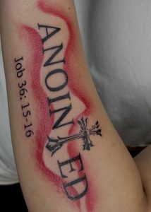 Fine line tattoo