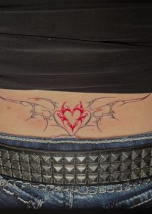 Fine line tattoo