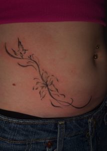 Fine line tattoo