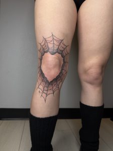 Floral tattoo by Bella at legendary tattoo