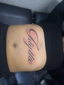 Script Tattoo By Legendary Tattoo Artists