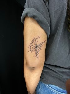 Butterfly tattoo in las vegas
